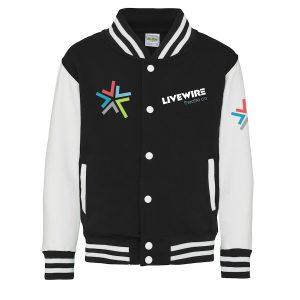Livewire Theatre Co. Black Varsity Jacket