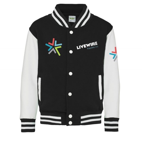 Livewire Theatre Co. Black Varsity Jacket