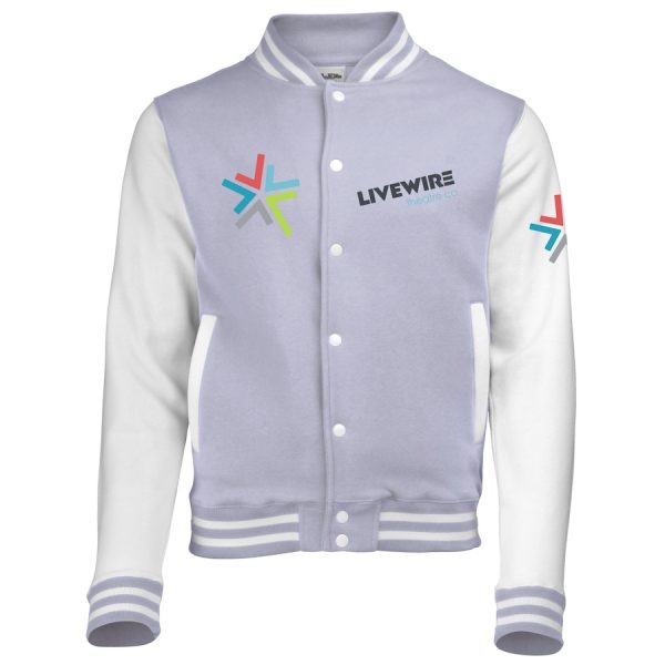 Livewire Theatre Co. Grey Varsity Jacket